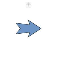Right Arrow icon symbol template for graphic and web design collection logo vector illustration