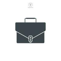 Briefcase icon symbol template for graphic and web design collection logo vector illustration