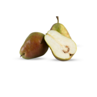 fresh pears with cut out isolated on transparent background png