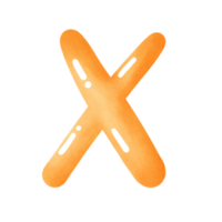 x alfabet brev png