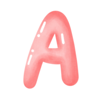 un alfabeto letra png