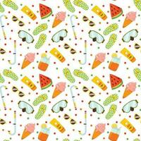 Summer Patterns Background vector
