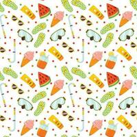 Summer Patterns Background vector