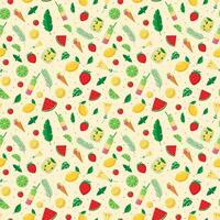 Summer Patterns Background vector