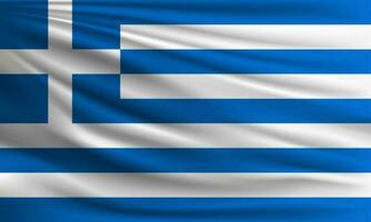 Vector flag of Greece