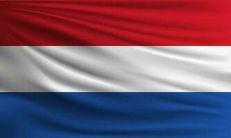 Vector flag of Netherlands