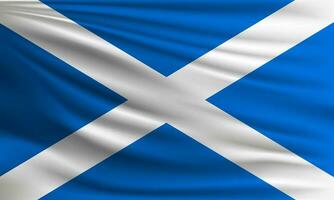 vector bandera de Escocia