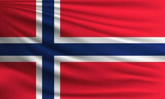 vector bandera de Noruega