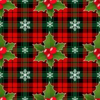 Seamless pattern happy  new year and christmas with cute character and christmas vector