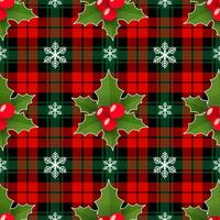 Seamless pattern happy  new year and christmas with cute character and christmas vector