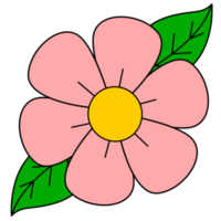 disegno di fiori rosa png