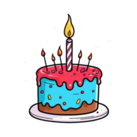 content anniversaire gâteau anniversaire décorer, anniversaire gâteau fête célébrer, cadeau pour célébrer png