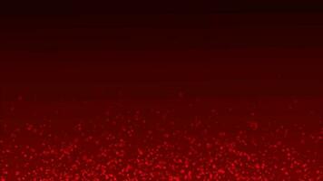 Animated navy red color emitting dust particles background video
