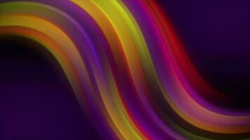 Animated moving multicolor wavy pattern background video