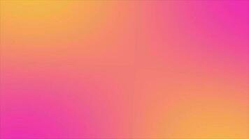 animiert Orange und Rosa Gradient Hintergrund video