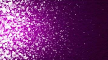 Animated Moving white particles with pink background video