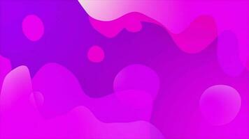 animerad modern rosa och lila lutning abstrakt bakgrund video