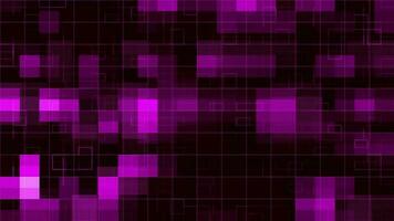 Moving pink color box pattern Digital background video