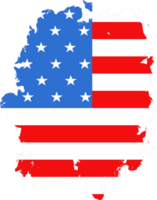 Amerikaans vlag borstels png