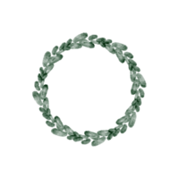 couronne de fleurs aquarelle png