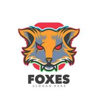 Fox mascot logo vector