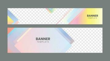 flat design vector abstract background banner template