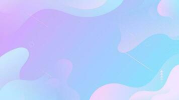 Abstract Gradient pink blue liquid Wave Background vector