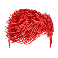 Illustration von ein rot Haar Stil zum Männer png