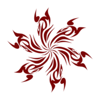 rödbrun Färg stam- design illustration png
