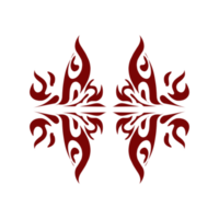 rödbrun Färg stam- design illustration png