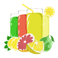 illustration de une fruit jus boisson png