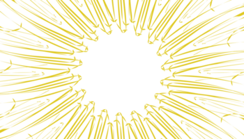 illustration de une unique Jaune modèle abstrait Contexte png