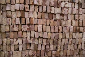 Building Construction Material brick blocks for industrial abstract pattern Texture background wallpaper photo