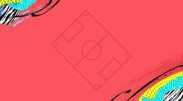 Abstract Wallpaper with Soccer Pitch inspired by Football Video Games vector