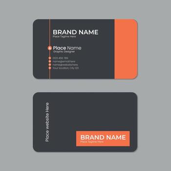 Business card template design with texture and pattern, visiting card, name card, Print ready double sided clean fresh and modern corporate business card layout with mockup vector