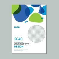 corporativo negocio volantes disposición, volantes cubrir diseño, anual informe, empresa perfil, corporativo presentación, digital márketing volantes, negocio folleto modelo diseño con Bosquejo vector