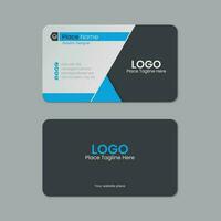 Business card template design with texture and pattern, visiting card, name card, Print ready double sided clean fresh and modern corporate business card layout with mockup vector