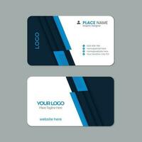 Business card template design with texture and pattern, visiting card, name card, Print ready double sided clean fresh and modern corporate business card layout with mockup vector