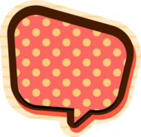 bubble speech label png