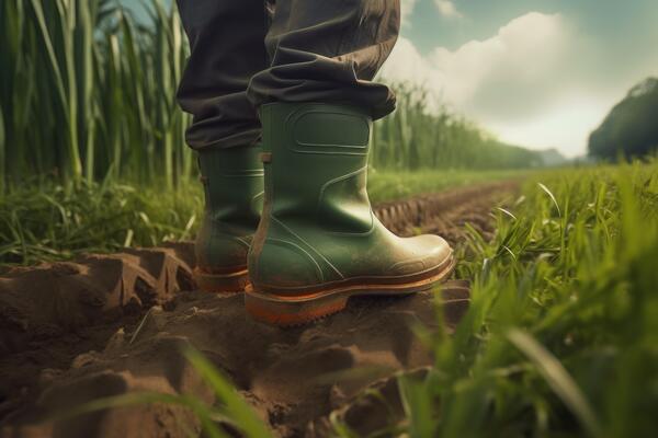 comfortable farm boots