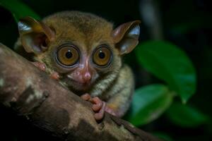 Spectral tarsier. Generate Ai photo