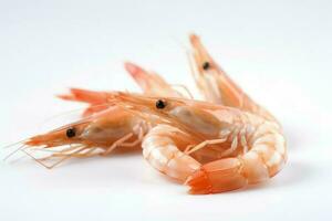 Fresh shrimp food. Generate Ai photo