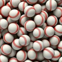 Baseball ball background. Generate Ai photo
