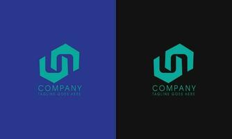 AWESOME SHAPE LOGO DESIGN TEMPLATE vector