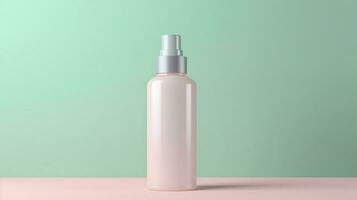 Body Lotion Hand Pump Bottle Mock Up photo