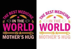 vector mother's day t-shirt design.