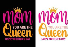 vector mother's day t-shirt design.