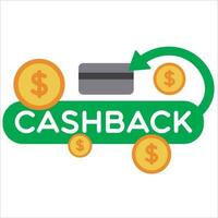 Cashback, money back icon vector illustration symbol
