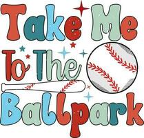 Take me to the ballpark vector