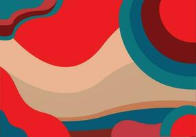 Abstract colorful horizontal banner background vector